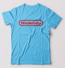 Load image into Gallery viewer, Nintendo T-Shirt for Men-Light Blue-Ektarfa.online