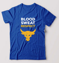 Load image into Gallery viewer, Blood Sweat Respect Gym T-Shirt for Men-Royal Blue-Ektarfa.online