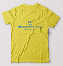 Load image into Gallery viewer, TCS T-Shirt for Men-Yellow-Ektarfa.online