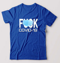 Load image into Gallery viewer, Covid 19 T-Shirt for Men-Royal Blue-Ektarfa.online
