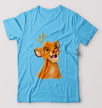 Load image into Gallery viewer, Lion King Simba T-Shirt for Men-Light Blue-Ektarfa.online