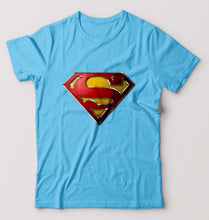 Load image into Gallery viewer, Superman Superhero T-Shirt for Men-Light Blue-Ektarfa.online