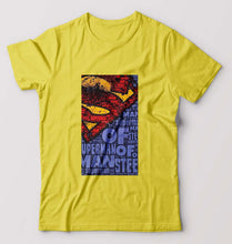 Load image into Gallery viewer, Superman Superhero T-Shirt for Men-Yellow-Ektarfa.online