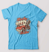 Load image into Gallery viewer, Poker T-Shirt for Men-Light Blue-Ektarfa.online