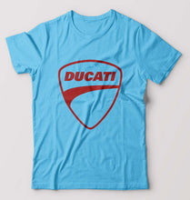 Load image into Gallery viewer, Ducati T-Shirt for Men-Light blue-Ektarfa.online