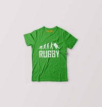 Load image into Gallery viewer, Rugby Evolution T-Shirt for Boy/Girl-Flag Green-Ektarfa.online