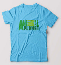 Load image into Gallery viewer, Animal Planet T-Shirt for Men-Light Blue-Ektarfa.online