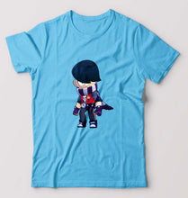 Load image into Gallery viewer, Edgar Brawl Starts T-Shirt for Men-Light Blue-Ektarfa.online