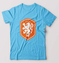 Load image into Gallery viewer, Netherlands Football T-Shirt for Men-Light Blue-Ektarfa.online