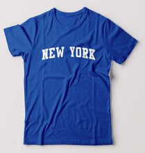 Load image into Gallery viewer, New York T-Shirt for Men-Royal Blue-Ektarfa.online