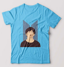 Load image into Gallery viewer, V-BTS(K-Pop) T-Shirt for Men-Light Blue-Ektarfa.online