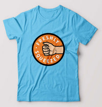 Load image into Gallery viewer, Orange Cassidy - Freshly Squeezed Friends T-Shirt for Men-Light Blue-Ektarfa.online