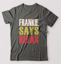 Load image into Gallery viewer, Frankie Says Relax Friends T-Shirt for Men-Charcoal-Ektarfa.online