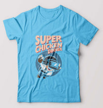 Load image into Gallery viewer, PUBG Super Chicken Dinner T-Shirt for Men-Light Blue-Ektarfa.online
