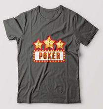 Load image into Gallery viewer, Poker T-Shirt for Men-Charcoal-Ektarfa.online