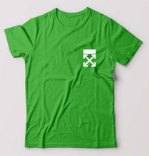 Load image into Gallery viewer, off White logo T-Shirt for Men-Flag Green-Ektarfa.online