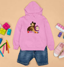 Load image into Gallery viewer, Masha and the Bear Kids Hoodie for Boy/Girl-Light Baby Pink-Ektarfa.online
