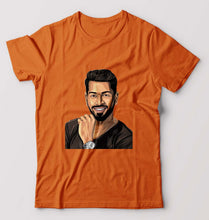 Load image into Gallery viewer, Hardik Pandya T-Shirt for Men-Orange-Ektarfa.online