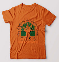 Load image into Gallery viewer, Tata Institute of Social Sciences (TISS) T-Shirt for Men-Orange-Ektarfa.online