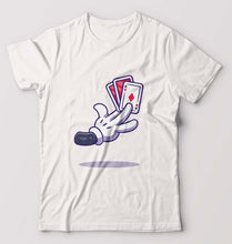 Load image into Gallery viewer, Poker T-Shirt for Men-White-Ektarfa.online
