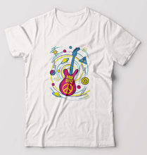 Load image into Gallery viewer, Psychedelic Music T-Shirt for Men-White-Ektarfa.online