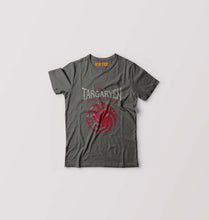 Load image into Gallery viewer, House Targaryen (GOT) Kids T-Shirt for Boy/Girl-Charcoal-Ektarfa.online