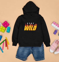 Load image into Gallery viewer, Stay Wild Kids Hoodie for Boy/Girl-Black-Ektarfa.online