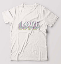 Load image into Gallery viewer, Love T-Shirt for Men-White-Ektarfa.online