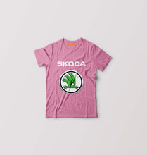 Load image into Gallery viewer, Skoda Kids T-Shirt for Boy/Girl-Pink-Ektarfa.online