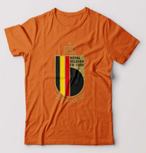 Load image into Gallery viewer, Belgium Football T-Shirt for Men-Orange-Ektarfa.online
