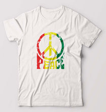 Load image into Gallery viewer, Bob Marley Peace T-Shirt for Men-White-Ektarfa.online