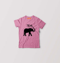 Load image into Gallery viewer, Elephant Hearts Kids T-Shirt for Boy/Girl-Pink-Ektarfa.online