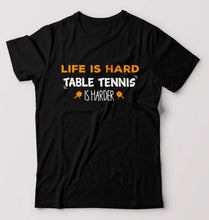 Load image into Gallery viewer, Table Tennis (TT) T-Shirt for Men-Black-Ektarfa.online