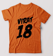 Load image into Gallery viewer, Virat Kohli T-Shirt for Men-Orange-Ektarfa.online