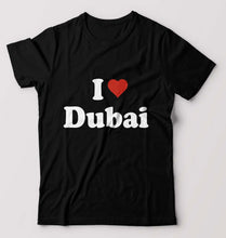 Load image into Gallery viewer, I Love Dubai T-Shirt for Men-Black-Ektarfa.online