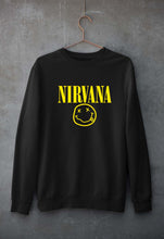 Load image into Gallery viewer, Nirvana Unisex Sweatshirt for Men/Women-Black-Ektarfa.online