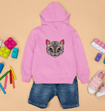 Load image into Gallery viewer, Psychedelic Cat Kids Hoodie for Boy/Girl-Light Baby Pink-Ektarfa.online