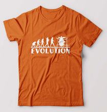 Load image into Gallery viewer, Drummer Evolution T-Shirt for Men-Orange-Ektarfa.online
