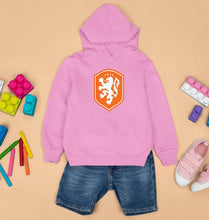 Load image into Gallery viewer, Netherlands Football Kids Hoodie for Boy/Girl-Light Baby Pink-Ektarfa.online