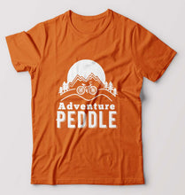 Load image into Gallery viewer, Cycling Adventure T-Shirt for Men-Orange-Ektarfa.online