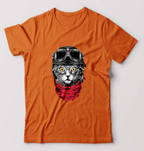 Load image into Gallery viewer, Cat T-Shirt for Men-Orange-Ektarfa.online