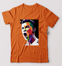 Load image into Gallery viewer, Cristiano Ronaldo CR7 T-Shirt for Men-Orange-Ektarfa.online