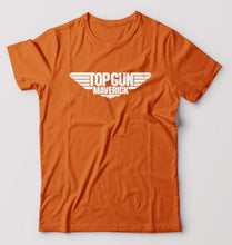 Load image into Gallery viewer, Top Gun T-Shirt for Men-Orange-Ektarfa.online
