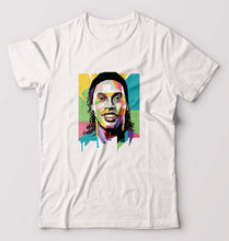 Load image into Gallery viewer, Ronaldinho T-Shirt for Men-White-Ektarfa.online