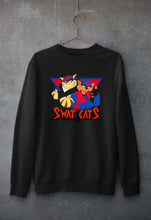 Load image into Gallery viewer, Swat Kats Unisex Sweatshirt for Men/Women-Black-Ektarfa.online