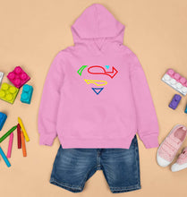 Load image into Gallery viewer, Superman Superhero Kids Hoodie for Boy/Girl-Light Baby Pink-Ektarfa.online