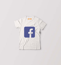 Load image into Gallery viewer, Facebook Kids T-Shirt for Boy/Girl-White-Ektarfa.online