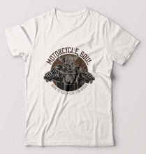 Load image into Gallery viewer, Motercycle Born To Ride T-Shirt for Men-White-Ektarfa.online