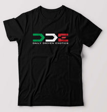 Load image into Gallery viewer, Daily Driven Exotics (DDE) T-Shirt for Men-Black-Ektarfa.online