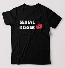 Load image into Gallery viewer, Serial Kisser T-Shirt for Men-Black-Ektarfa.online